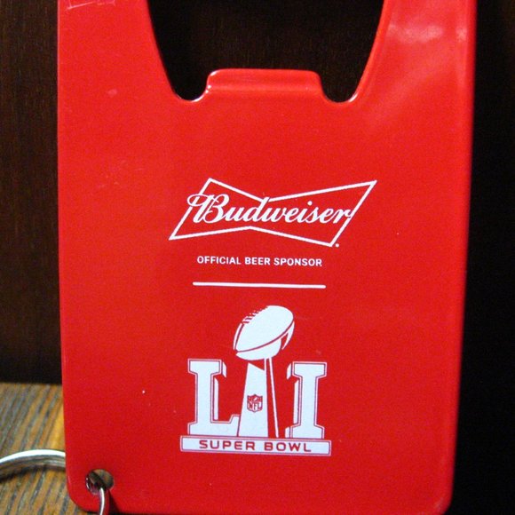 🍺 Budweiser Superbowl LI 2017 Bottle Opener - Picture 2 of 4